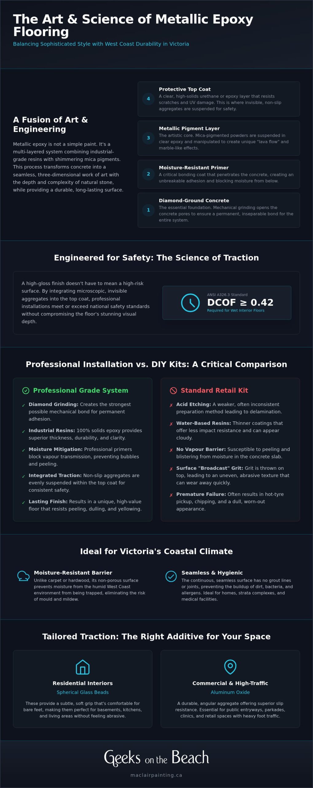 Metallic Epoxy Flooring Victoria: The Professional Guide to Safety and Style